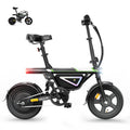 Electric Bike for Adults, 1000W Peak Motor 14" Foldable Electric Bike, Up to 25 Miles Range 36V Battery Electric Bicycle for Commuting