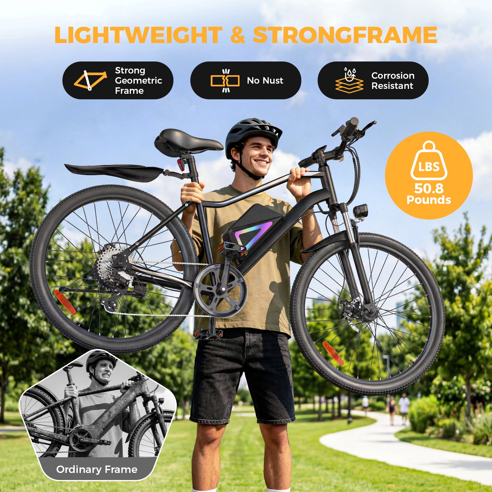 Electric Bike for Adults,  26" Electric Mountain Bike, 1000W Peak Motor  36V Battery Electric Bicycle for Commuting, Up to 40 Miles Range