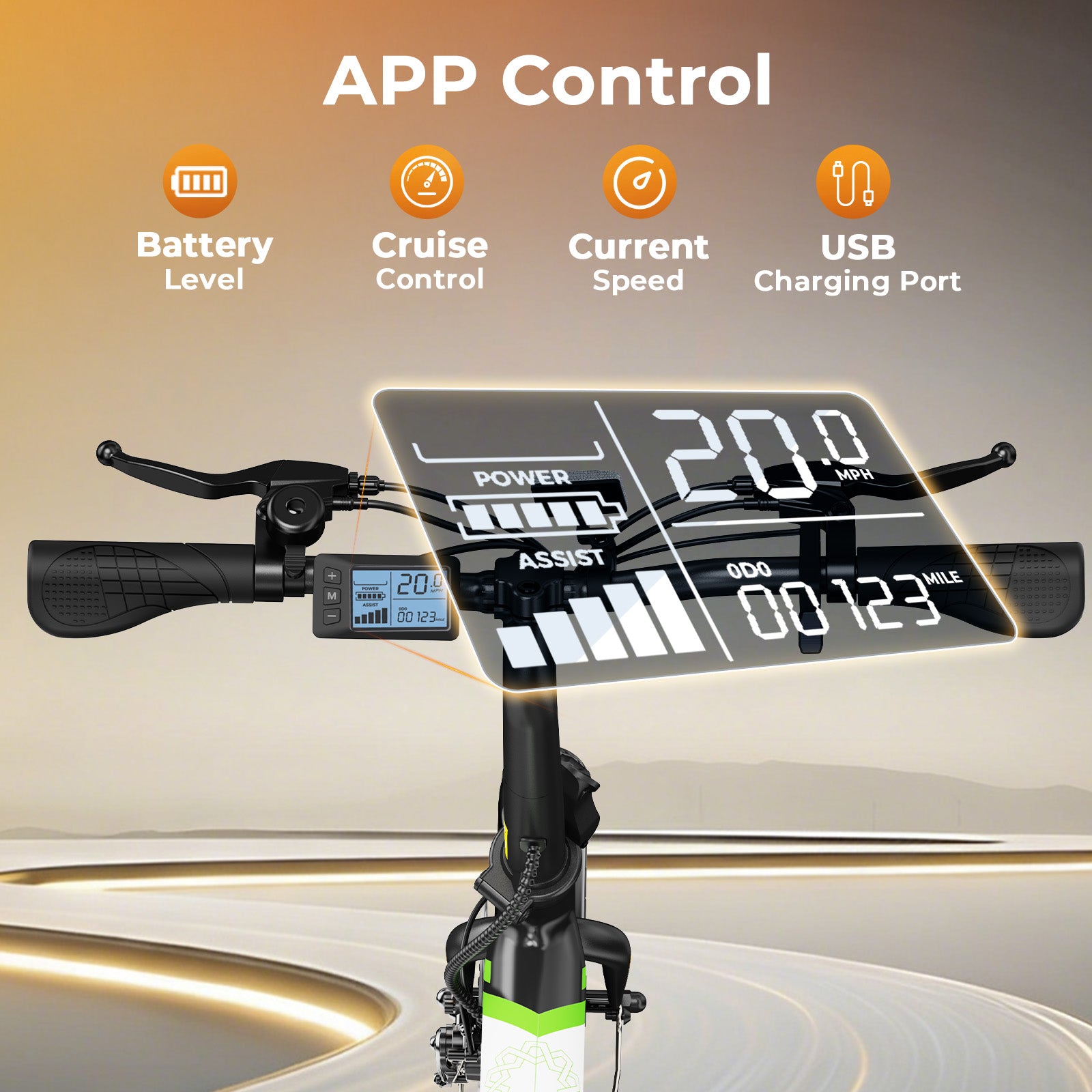 AYOLNY Mini Foldable Electric Bike for Adults, 500W Peak Folding Ebike, 15 Miles 36V 7.8Ah Battery, 14" Small Adult Electric Bicycle for Commuting with APP